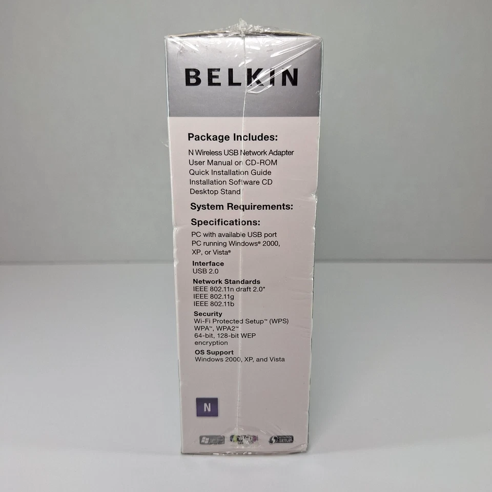 Belkin N Wireless USB Network Adapter Enhanced Speed & Coverage F5D8053 - Image 4 of 4