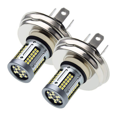 1/2pcs P45T R2 2016 LED For Motorbike Citroen Beetle Headlight Bulb Hi/Lo White