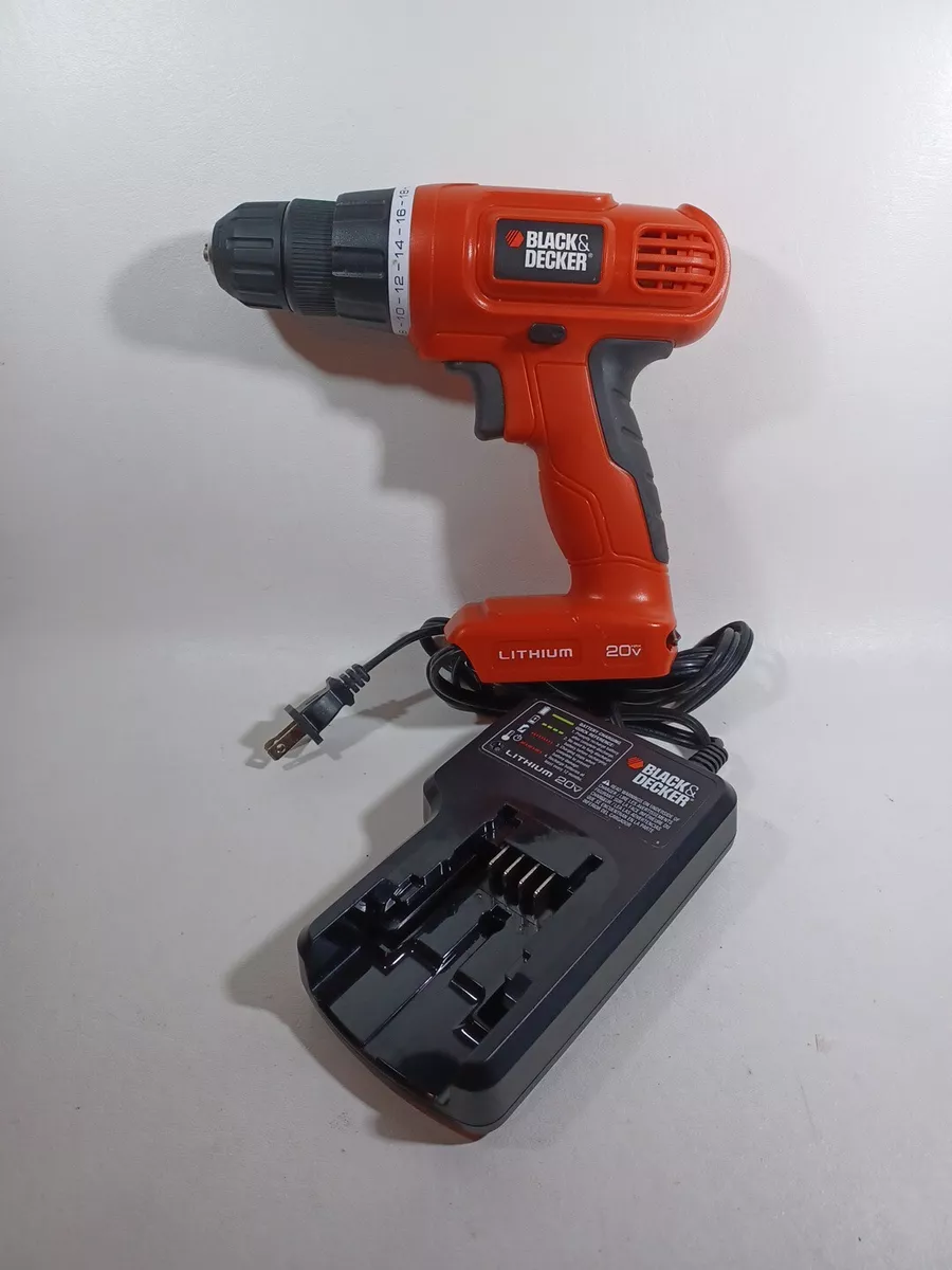 Black & Decker LD120 20V Max Lithium Cordless Drill Driver & Charger, No  Battery