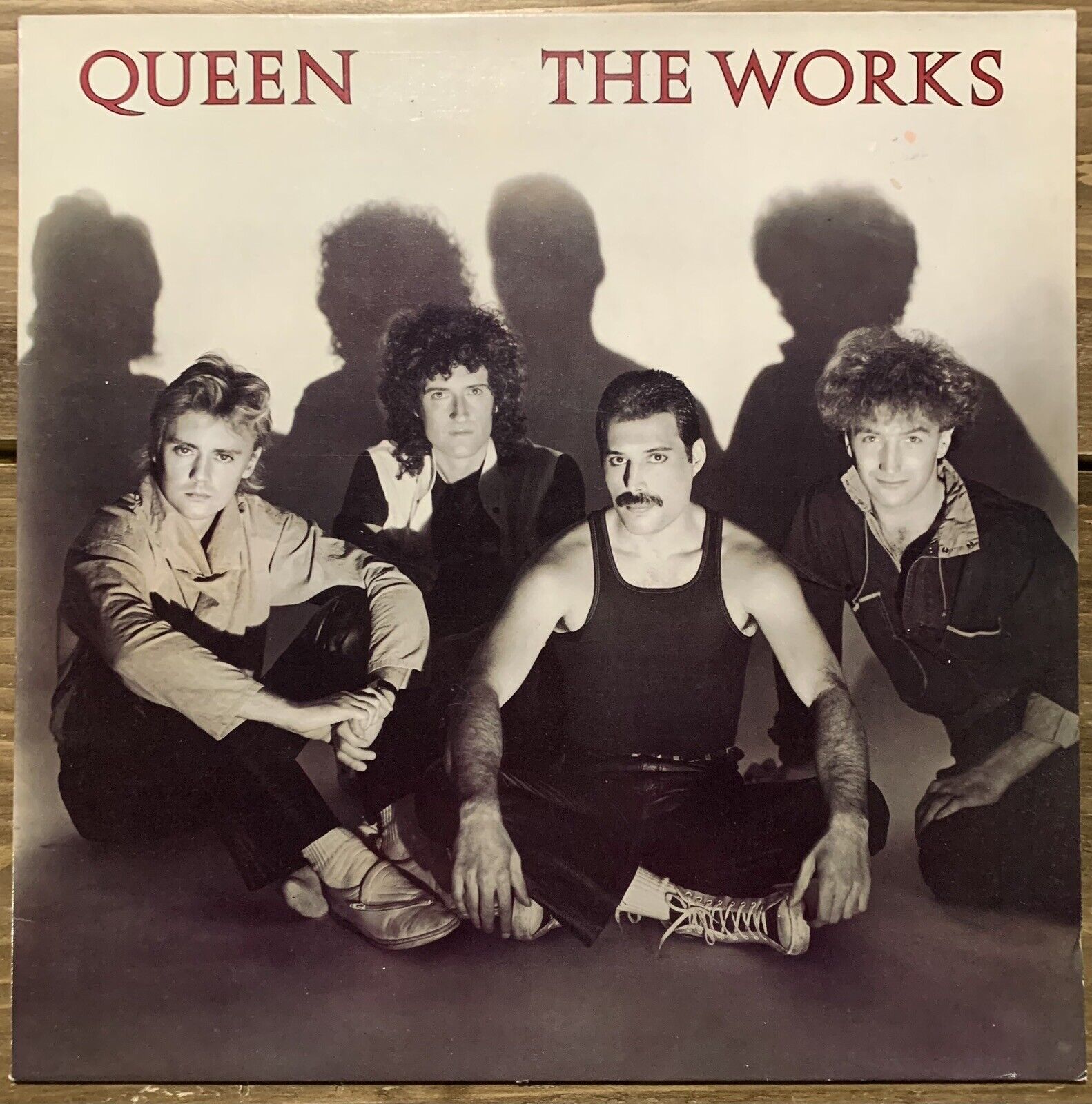 Queen / The Works - UK 1st Press (square cornered inner) Vinyl Lp Album UK 1984