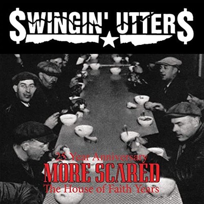 SWINGIN' UTTERS - MORE SCARED - BLACK/WHITE - New - T8200z
