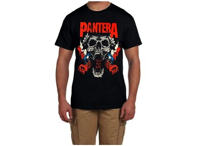 PANTERA MOUTH FOR WAR Heavy Metal Band Black T-Shirt
