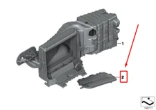 NEW BMW 6 CABRIO F12 ENGINE FILTER BOX COVER 64119187290 9187290 ORIGINAL