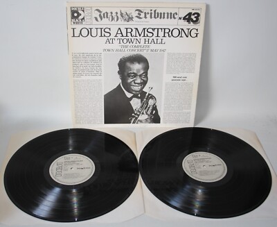 Louis Armstrong At Town Hall - 1983 France Double Vinyl LP - RCA PM 45374 - EX