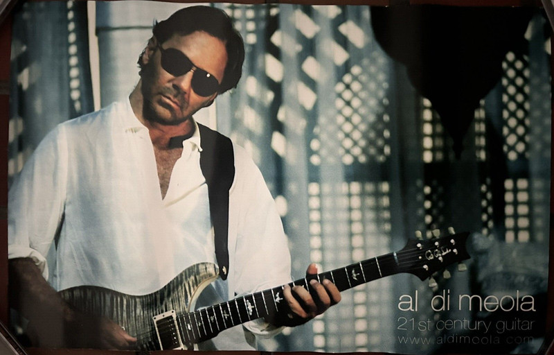 AL DI MEOLA - 21st Century Guitar Prom Poster Jazz / World Fusion