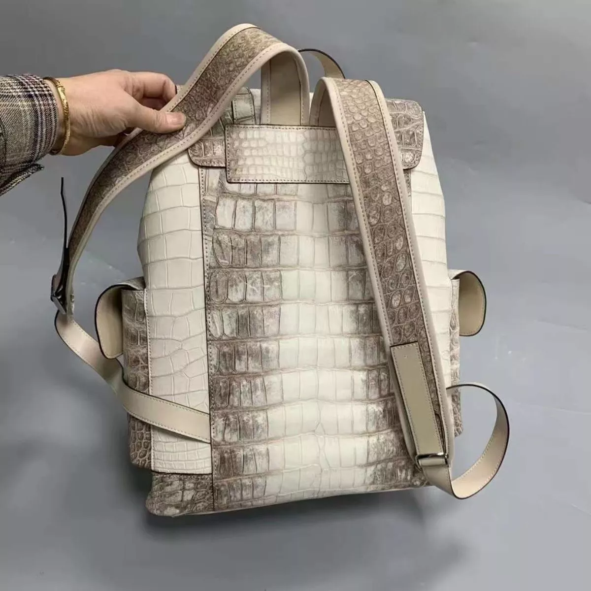 The world's most expensive backpack - Louis Vuitton Crocodilian Leather  Backpack