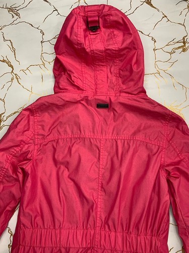 Naketano Women Pink Lightweight Full Zip Hooded Jacket Size XS Zip Pockets - Picture 7 of 9