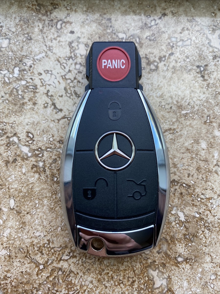 MERCEDES BENZ KLG SMART UNCUT KEY REMOTE FOB (4-BTN) FCC