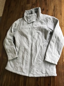 north face quilted fleece jacket