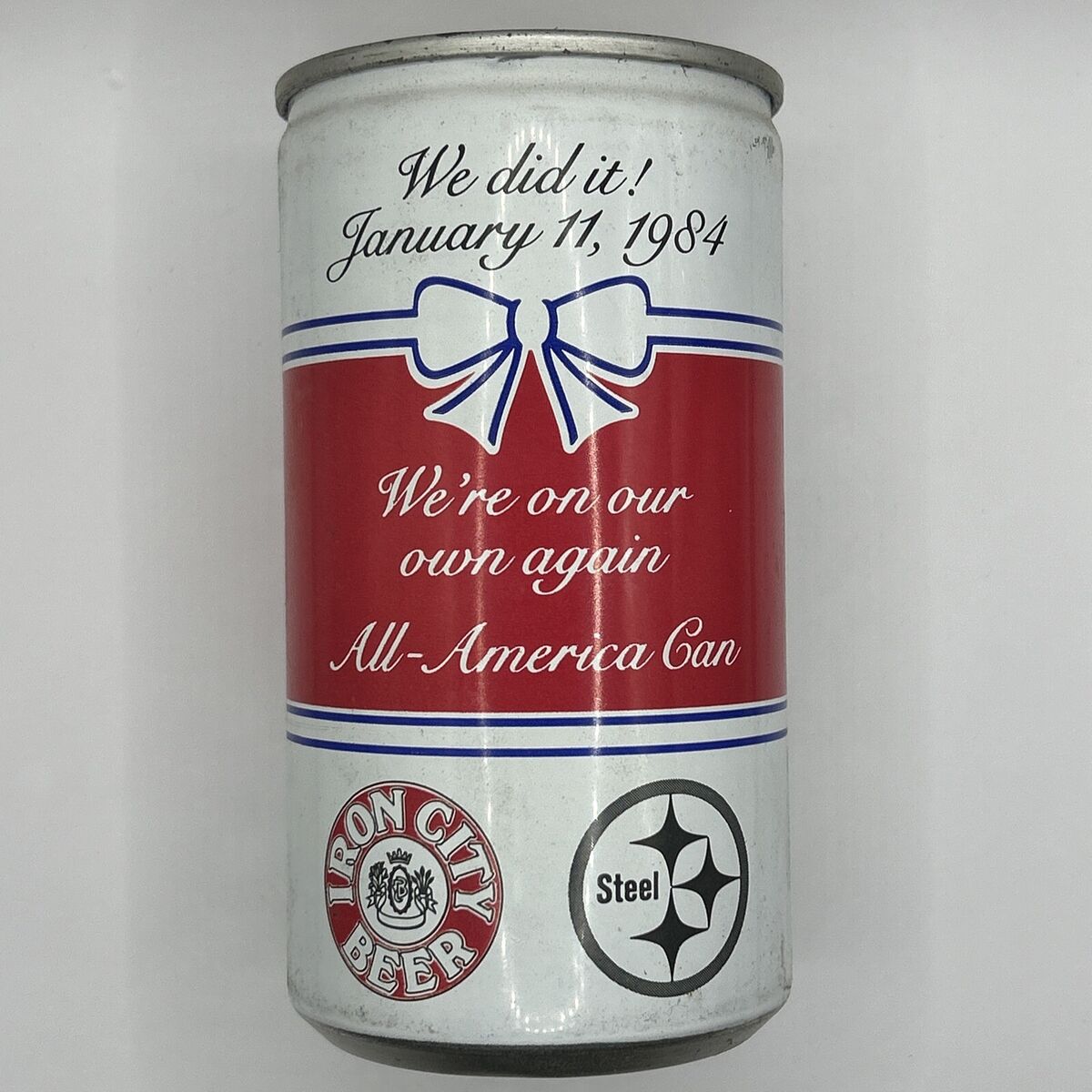 LOT (3) 1984 Weirton Steel Corporation Beer Can Coin Bank LOT (3) 1984 Weirton Steel Corporation Beer Can Coin Bank
