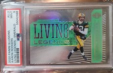 AARON RODGERS 2020 ILLUSIONS LIVING LEGENDS EMERALD #LL2 PSA 9 POP 1 PACKERS🔥