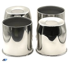 4 Stainless Steel Center Cap Push Thru 2 Close 2 Open For 4.25 Center Bore