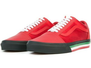 vans old skool green black