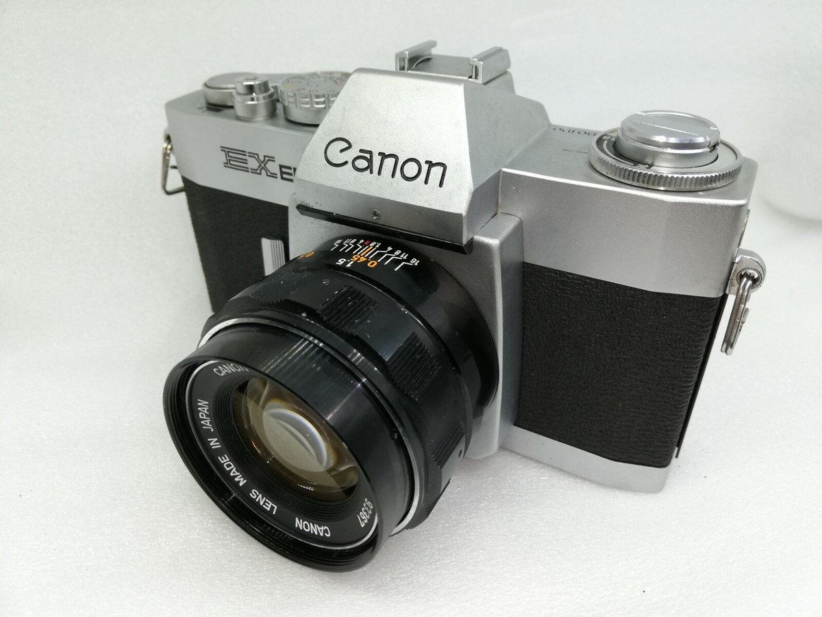 EXC+3] Canon EX EE QL SLR Film Camera 50mm f/1.8 Lens from JAPAN