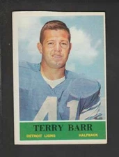 1964 Philadelphia #57 Terry Barr EX/EX+ Lions 159797