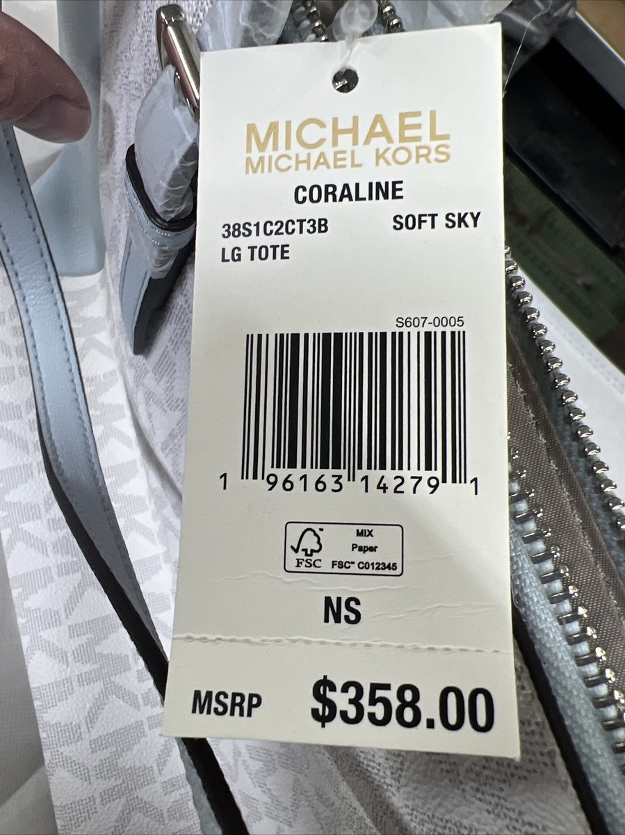 【Michael Kors】CORALINE A4OK♪スリム＆ラージ MK柄トート Michael Kors】CORALINE A4OK♪スリム＆ラージ MK柄トート New