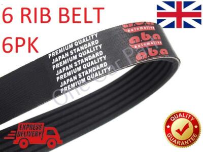 V-Ribbed Alternator Drive Belt 6PK2238 For Mazda 6, 1.8, 2.0, MZR