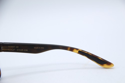 MAUI JIM MJ897-10 THE FLATS HAVANA POLARIZE AUTHENTIC FRAME SUNGLASSES 57-19 - 第 5/5 張圖片