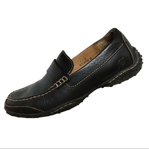 Born Driving Loafers Moccasins Black 