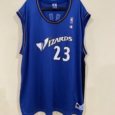 Vintage Champion Michael Jordan 23 Washington Wizards NBA Jersey Size 52 XXL