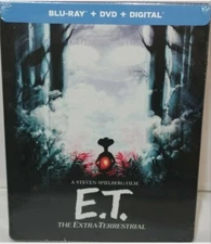 E.T. The Extraterrestrial Steelbook - Blu-ray + DVD + Digital - New OOP