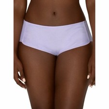 No Boundaries Women's Shortie Boyshort Panties X-LARGE Cotton Purple Ribbed