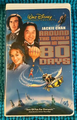Disney Around The World In 80 Days Vhs 2004 Jackie Chan Clamshell 1 Ship 786936245707 Ebay