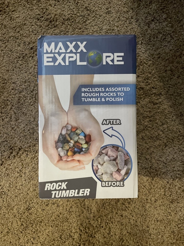 NEW! Rock Tumbler Kit, Gem Polisher & Jewelry Maker (Maxx Explore