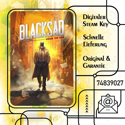Blacksad - Under the Skin - PC - Steam Key - [Blitzversand / Deutsch]