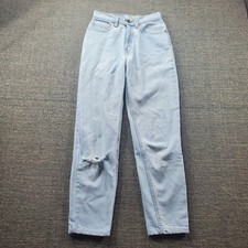 VTG Levis Womens Jeans 3 512 Slim Fit Tapered Leg Blue Made in USA Denim Casual