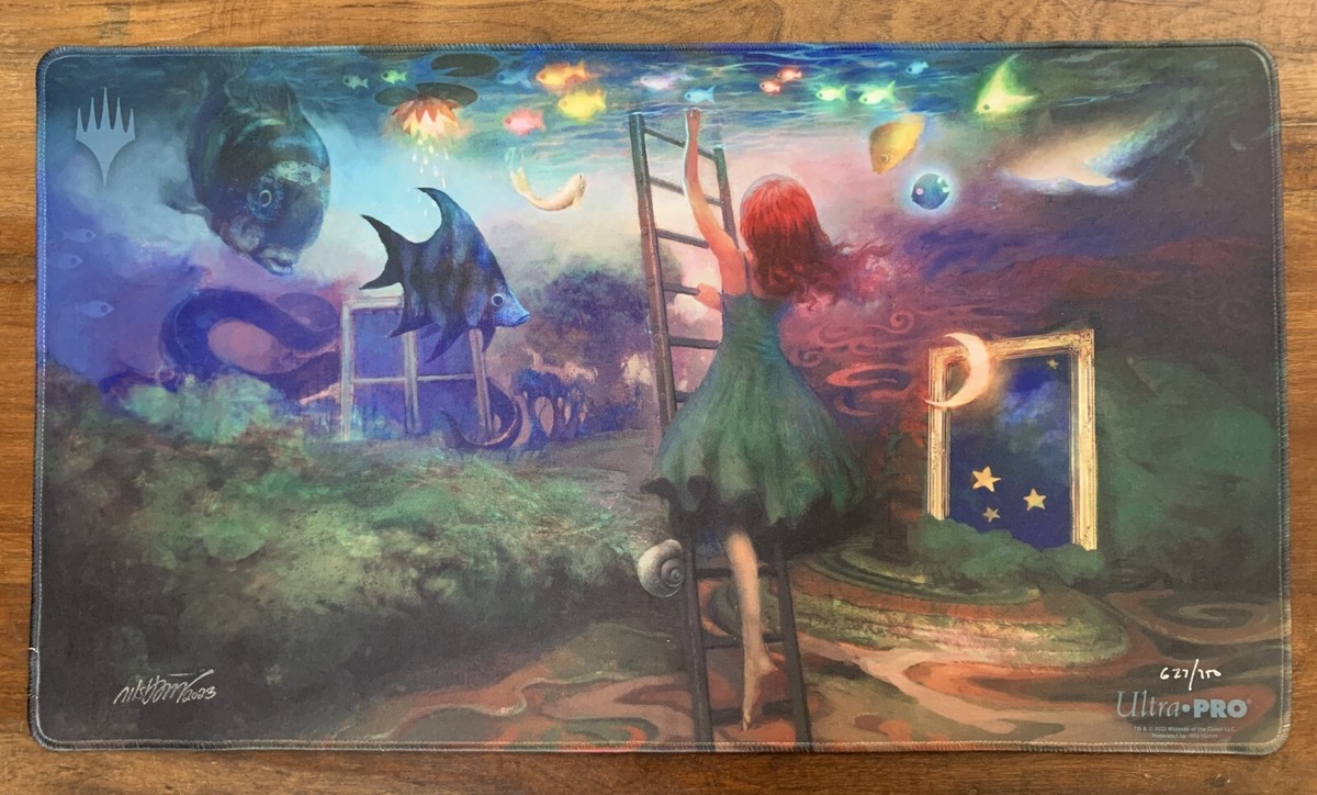 【プレイマット】Lucid Dreams MTG Lucid Dreams 627/750 Kickstarter Exclusive Playmat Signed