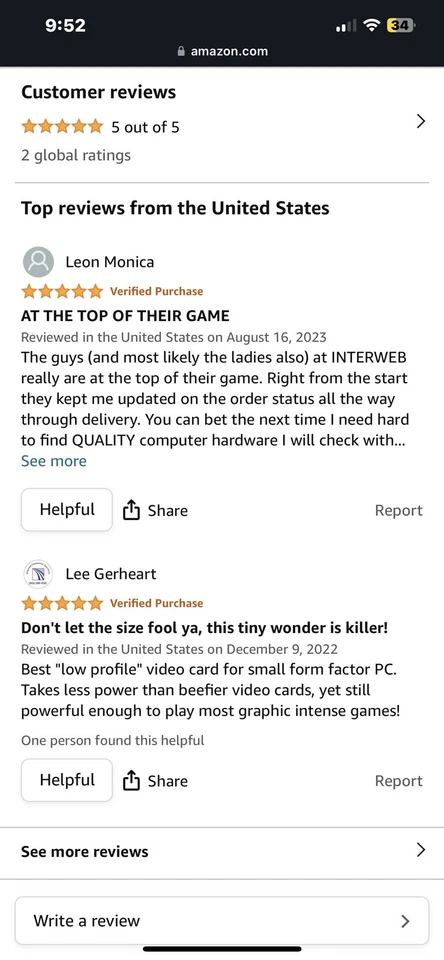 AMD R7 450 4GB DDR5 Low Profile SFF Dual DisplayPort PCI-e 3.0 x16 Video Card - Image 4 of 4