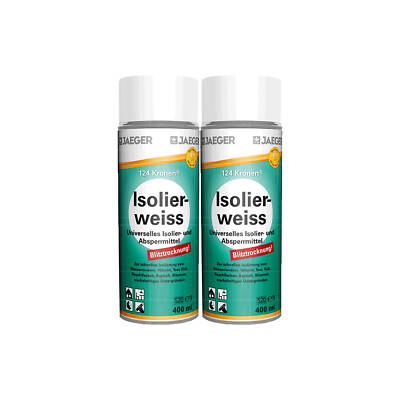 2x JAEGER 124 KRONEN ISOLIERWEISS 0.4 LTR WEISS Isoliergrund