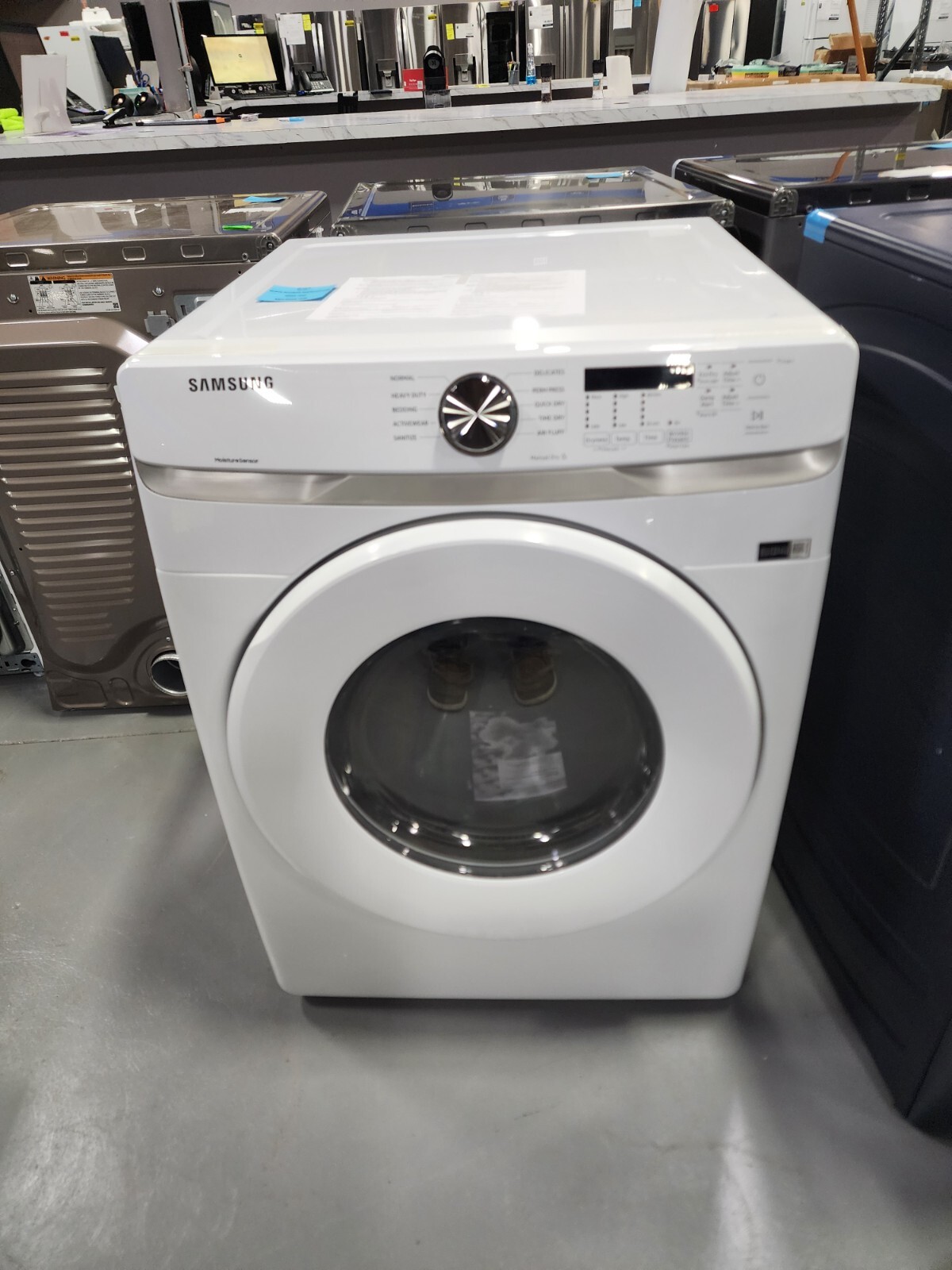 Samsung DVE45T6000W 27 Inch Electric Dryer with 7.5 Cu. Ft. Capacity eBay