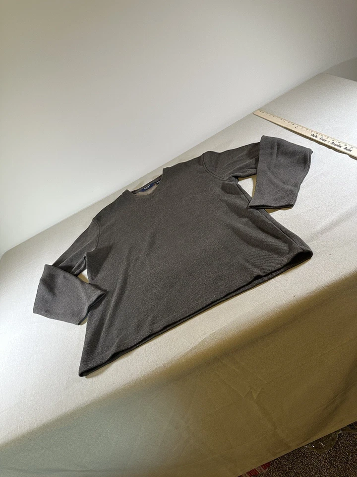 Suéter Deportivo Brooks DE COLECCIÓN Adulto Mediano Marrón Tejido Pesado Manga Larga Acogedor Hombres Foto 3 de 4