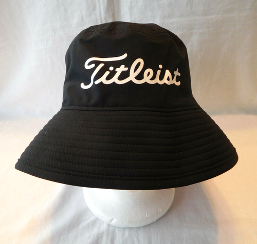 Black Bucket Cap Hat Golf Small 