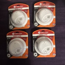 4 PC First Alert Alarm Smoke AC/DC Hardwire Replacement New
