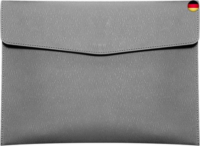 Skyzone Dokumentenmappe A4 PU-Leder Urkundenmappe für Damen Männer, W