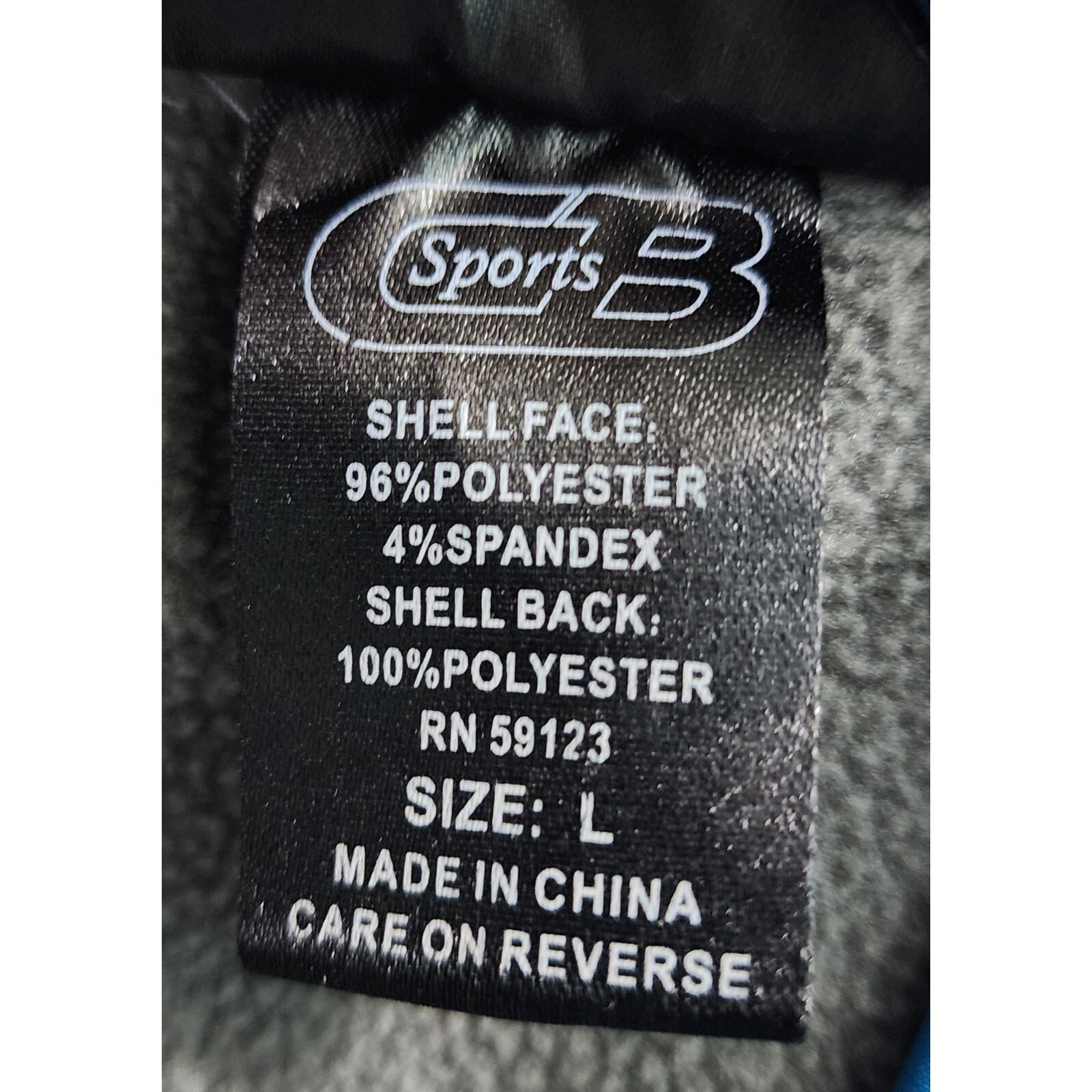 CB Softshell Jacket Full Zip Pockets Athletic Act… - image 7