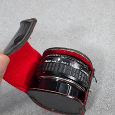 Albinar-ADG Auto 2x Tele-Converter Camera Lens Accessory Black Excellent Case