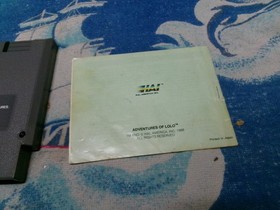 #695 ADVENTURES OF LOLO Nintendo NES Cart w/ Box Sleeve Styrofoam TESTED