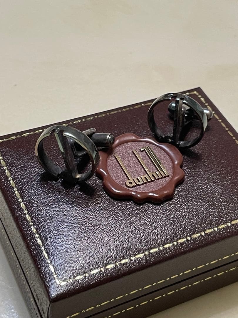 Dunhill Cufflinks Button Silver925 NO BOX /USED JP - image 2