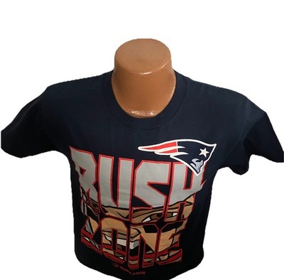New England Patriots NFL Rush Zone Youth Boys Navy Blue T Shirt Size Small 8 NWT