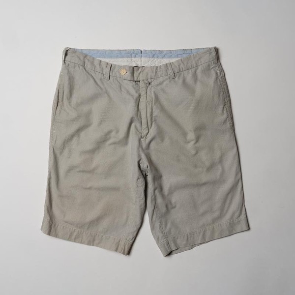 Men Hackett Shorts Grey Cotton 34