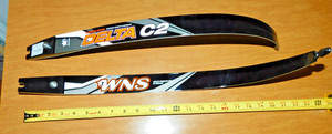 WNS DELTA C2 CARBON FOAM ILF RECURVE LIMBS UPPER & LOWER