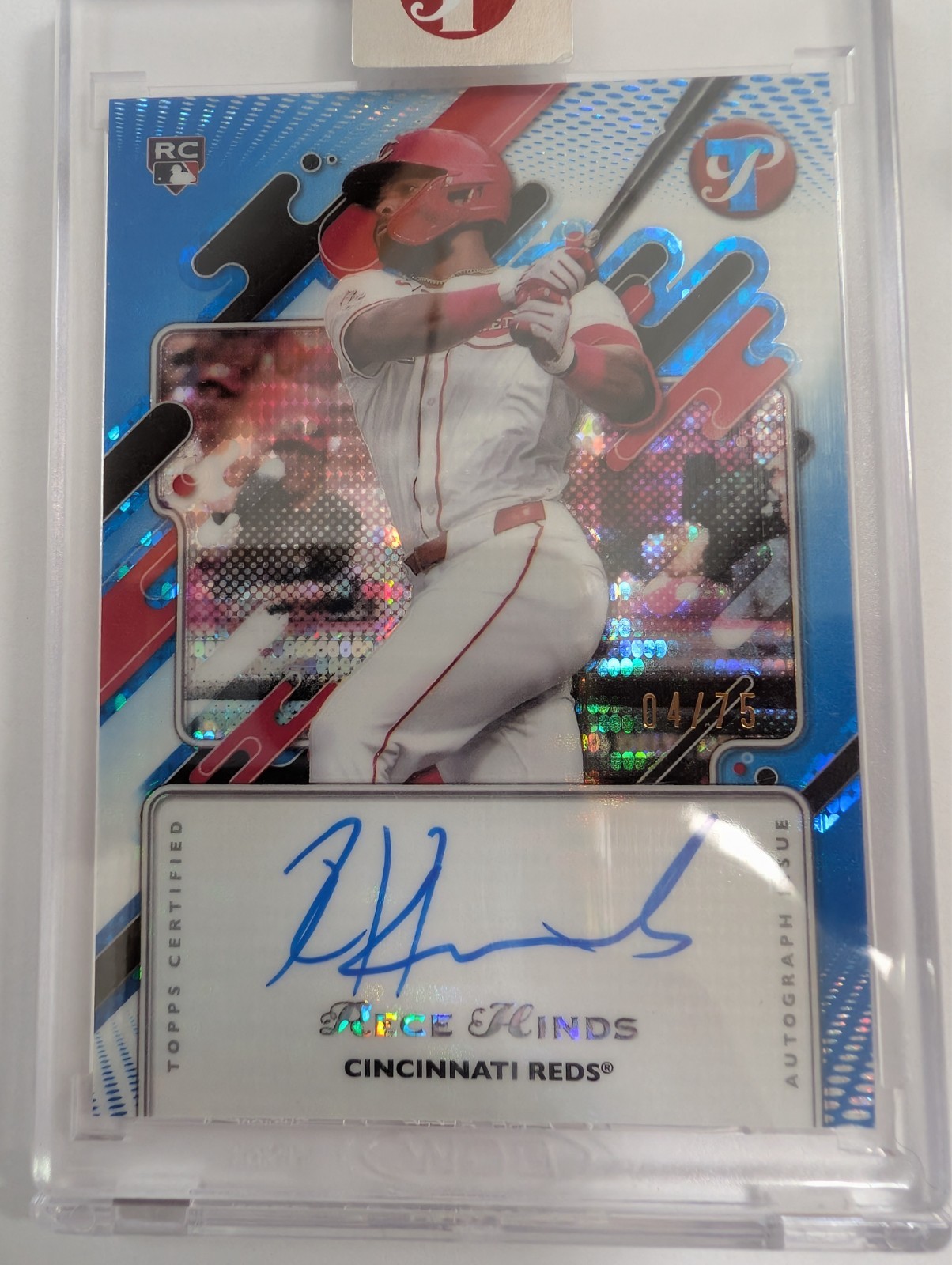 12 Topps Baseball cards: autos, numbered, patch view 9