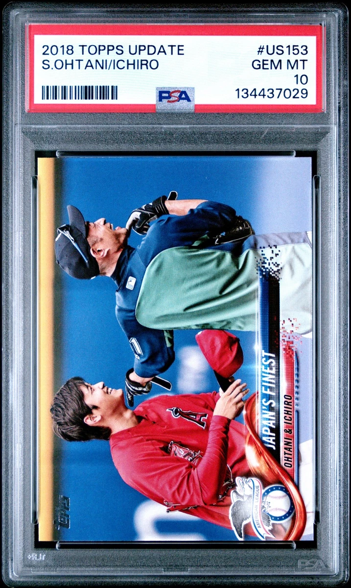2018 Topps Update Series - Ichiro Suzuki Shohei Ohtani #US153 for