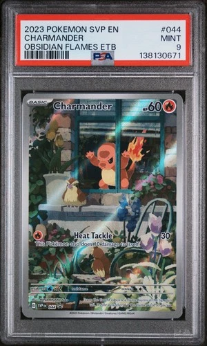 2023 POKEMON SVP EN-SV BLACK STAR PROMO #044 CHARMANDER PSA 9