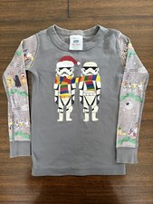 Star Wars Hanna Andersson Christmas Stormtroopers Pajamas Shirt US 5/110 cm