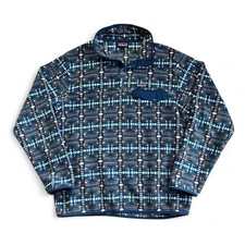 Patagonia Men s Lt Weight Synchilla Snap-T Pullover Snow Beam Dark Natural Large